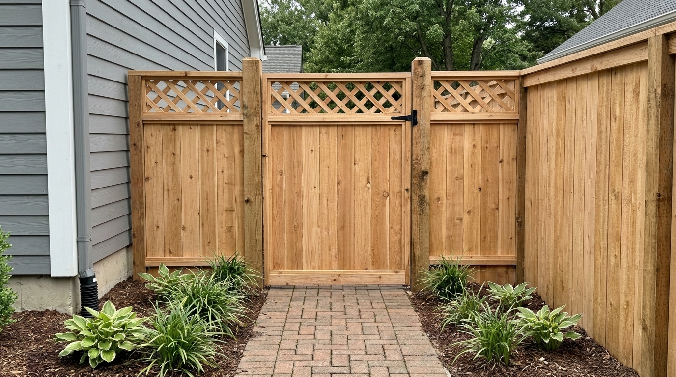 Lattice-Top Gate installed — image 2