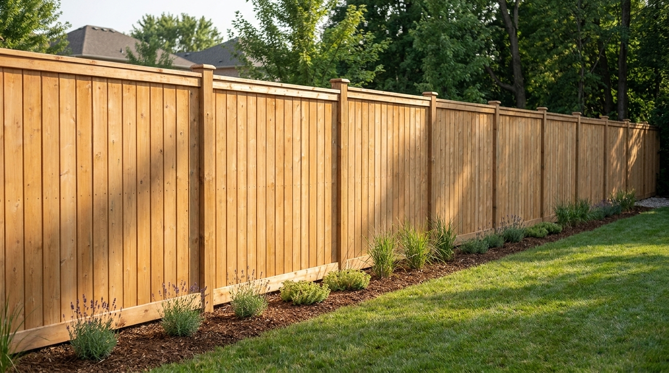 Solid Privacy Cedar installed — image 3